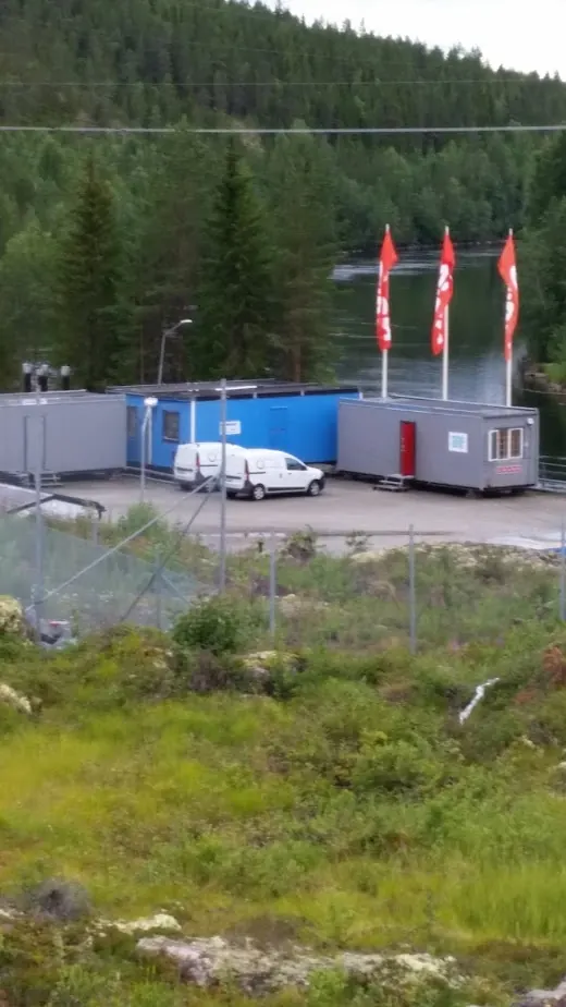 Elarbeten vid vattenkraftstation, Borgforsen (2015)