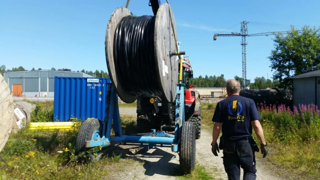 Kabelförläggning i elnätet, Härnösand (2015)