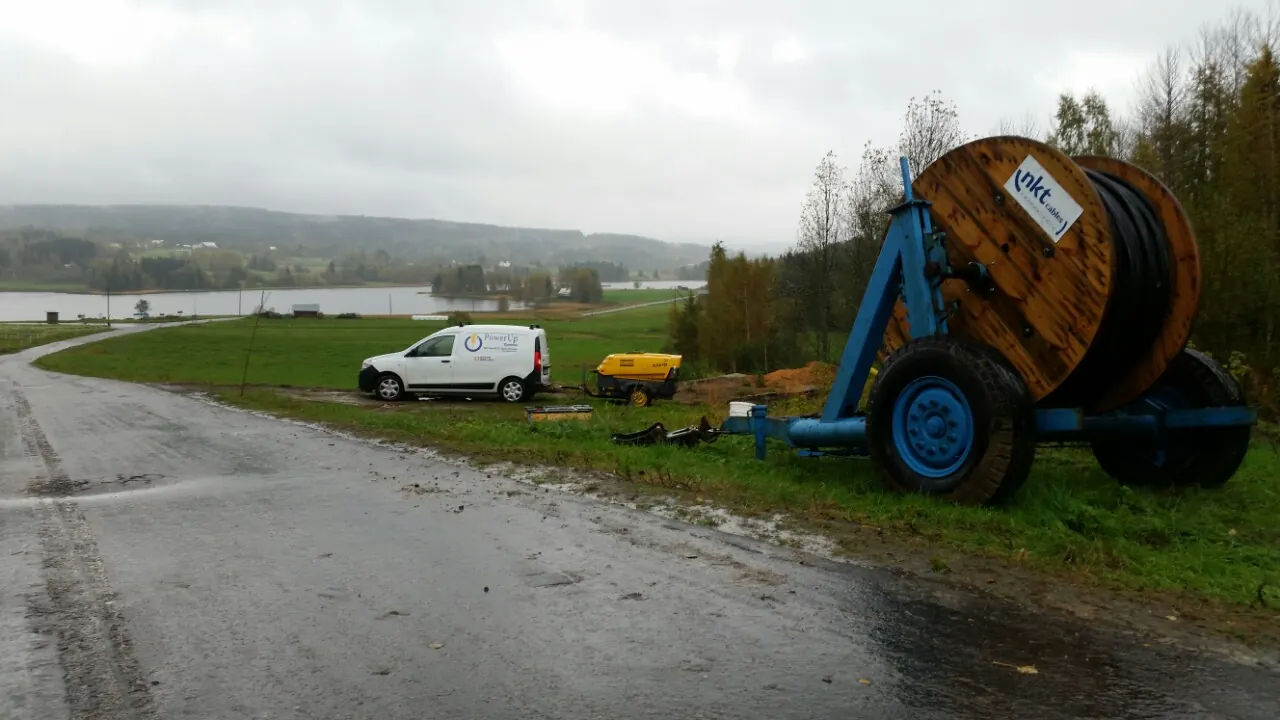 Kabelförläggning i elnätet, Härnösand (2015)
