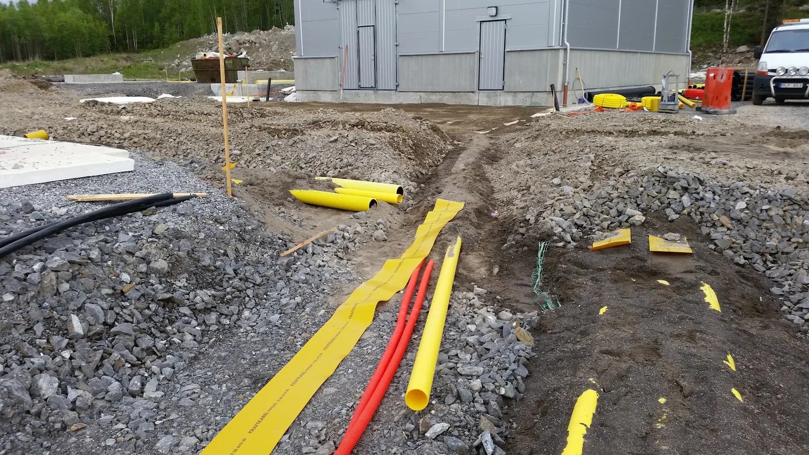 El och styr till ny biogasanläggning, Härnösand (2016)