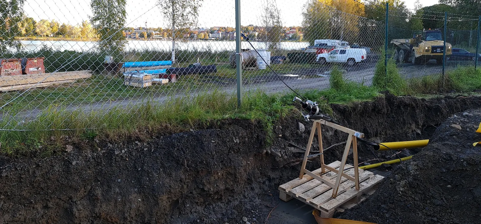 Kabelförläggning vid reningsverk (2023)