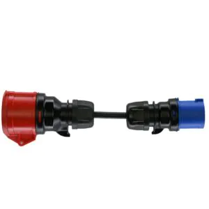go-e Gemini Flex Adapter Till Blå CEE 16A, 11-22 kW